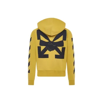 OFF-WHITE FW20 Sweatshirts Men Ginger Yellow