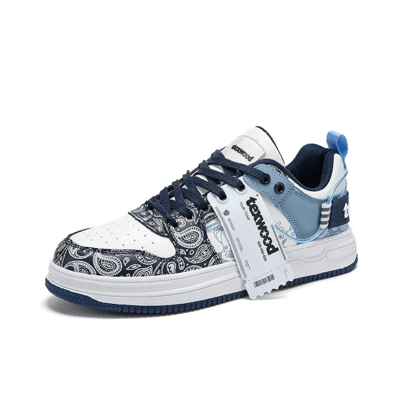 TEXWOOD Anti-Slip And Wear-Resistant Height Increasing Coverage Low-Top Skateboard Shoes Men's Box-2
