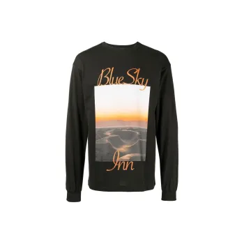 Blue Sky Inn Photograph print Cotton Long sleeve T shirt