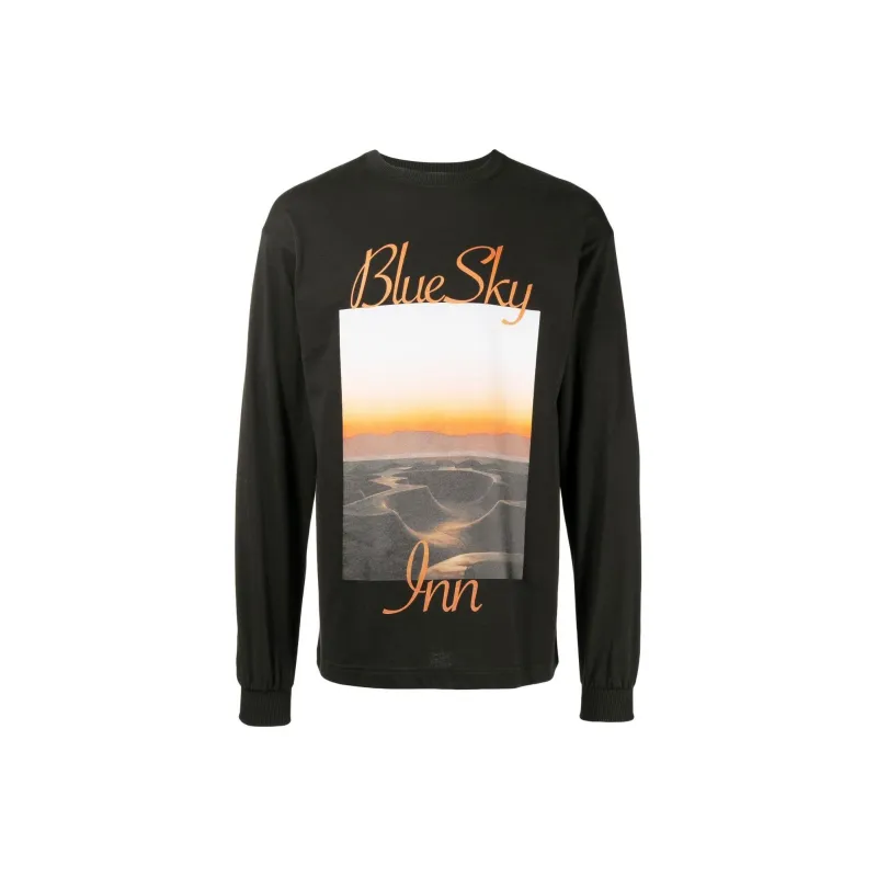 Blue Sky Inn Photograph print Cotton Long sleeve T shirt-0