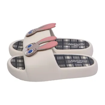 SHIGUDE x Disney Sandal Slippers Unisex, Milk White