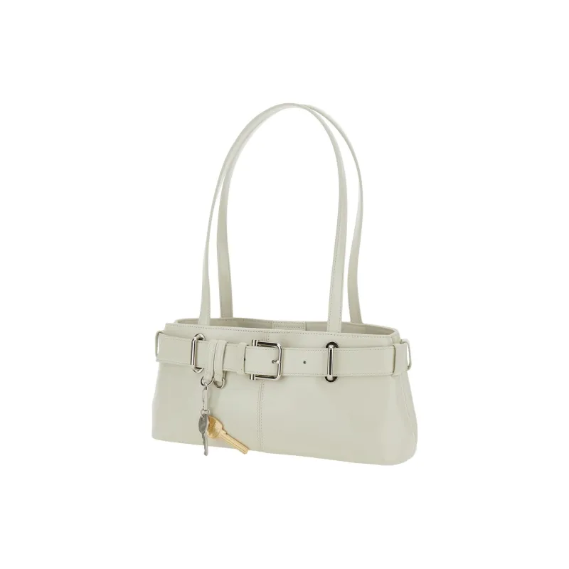 OSOI Leather Shoulder Bag Women's White-1