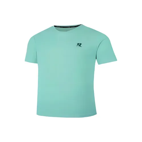 361° T shirts collar Men Vivid Aqua Blue
