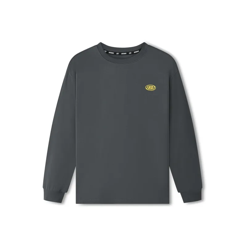 Skechers Sports Life Collection T-Shirt Unisex Oyster Black-0