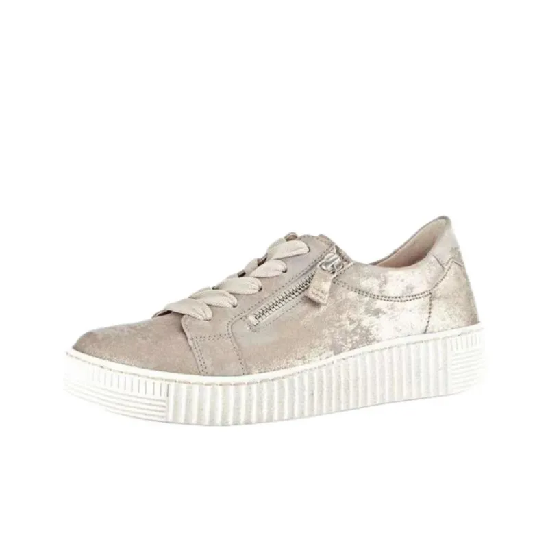 Gabor Fashion Low Top Skateboard Shoes Women's Light Umber-2