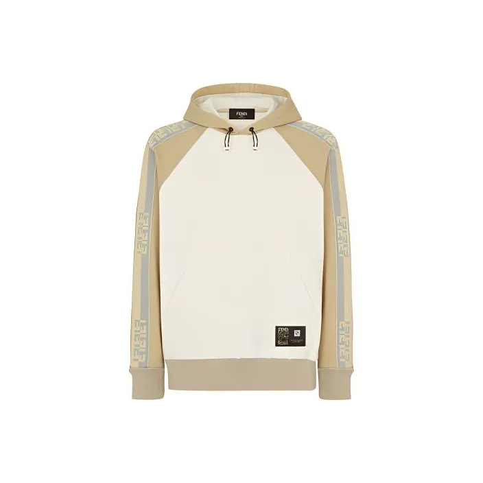 FENDI Sweatshirts Men Beige-0