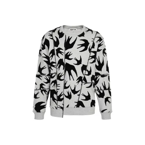 McQ Alexander crocband Sweatshirts Men Light Gray