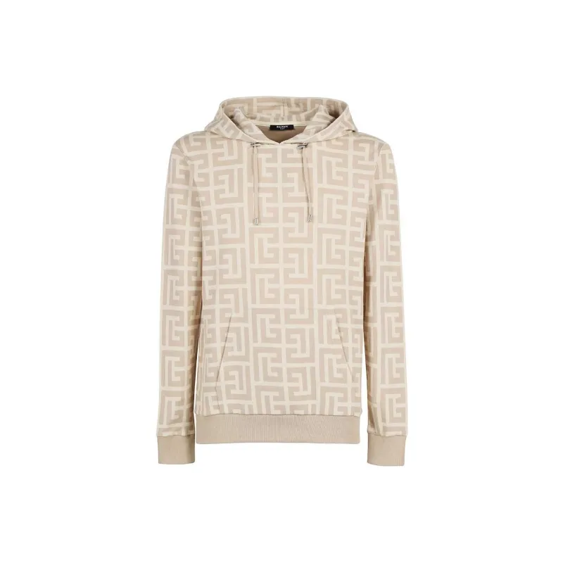 BALMAIN Sweatshirts Men Beige-0