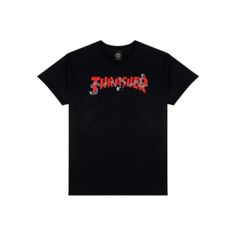 Thrasher T-Shirts Unisex Black-0
