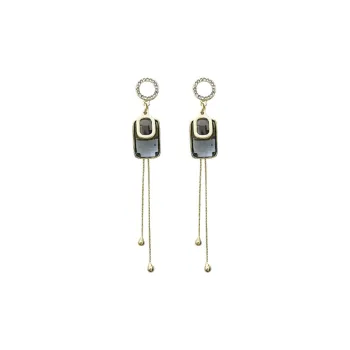 Yiru Alloy Electroplated Earrings Women's