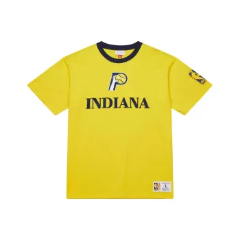 Mitchell & Ness x NBA Indiana Pacers Team OG 3.0 Vintage T Shirt Men's Gold