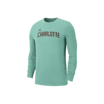 JORDAN Charlotte Hornets Essential City Edition Men's JORDAN Nba Long Sleeve T Shirt