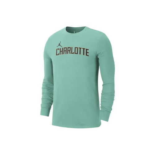 JORDAN Charlotte Hornets Essential City Edition Men's JORDAN Nba Long Sleeve T Shirt