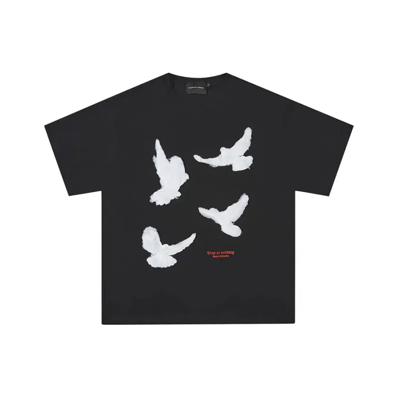 PAINT STAIN Classic Minimalist Style T Shirt Unisex-0