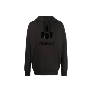 ISABEL MARANT Miley Logo Printed Drawstring Hoodie