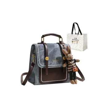 XIANGSU PU Backpack Women's Multicolor