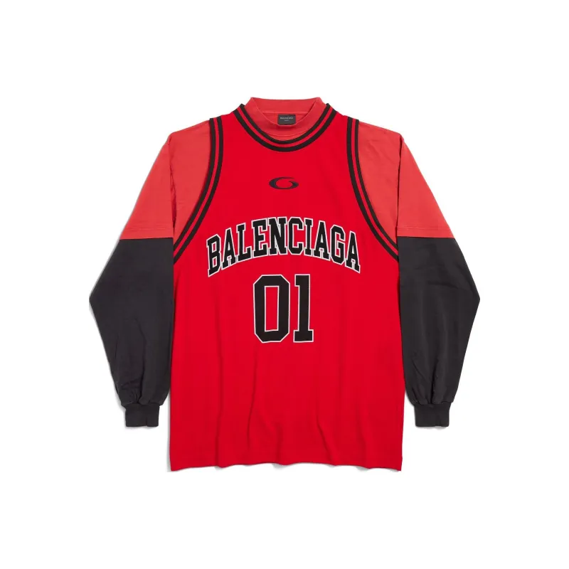 Balenciaga SS25 T-Shirt Regular Men's Red-0