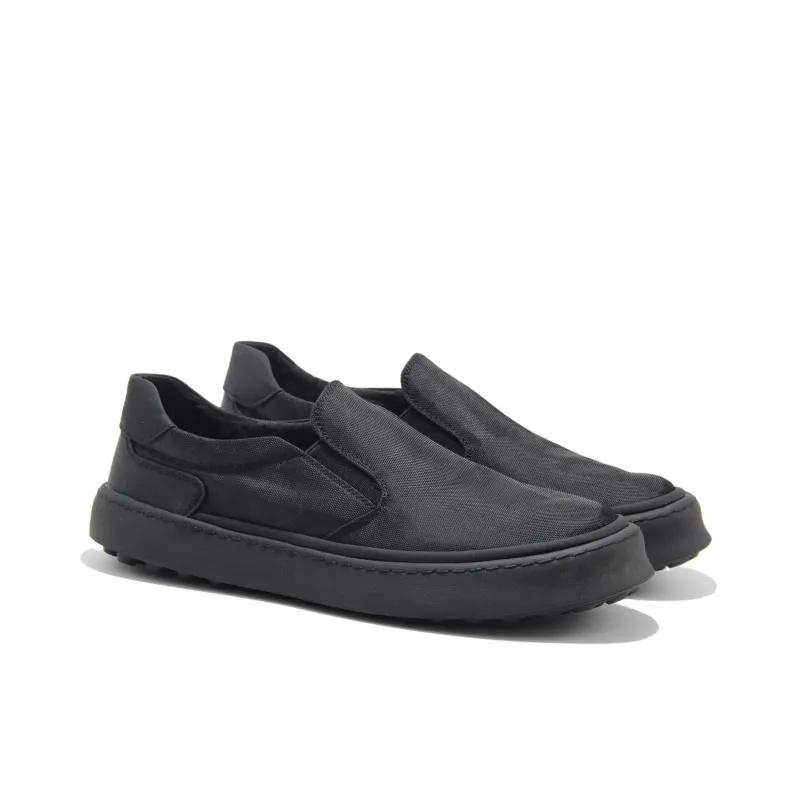 Mo Xu Men's Casual Shoes Men Low Top Black-2