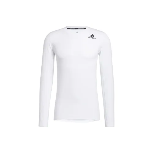 Adidas clothing Pull T Shirts Men White