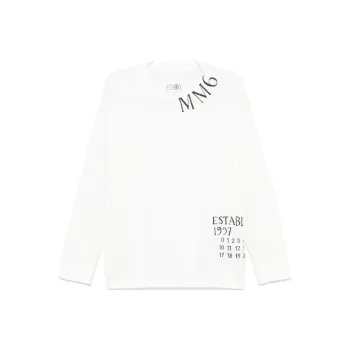 MM6 Maison Margiela Numbers print T shirt