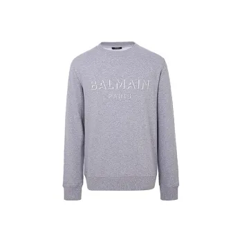 BALMAIN Sweatshirts Men Gray