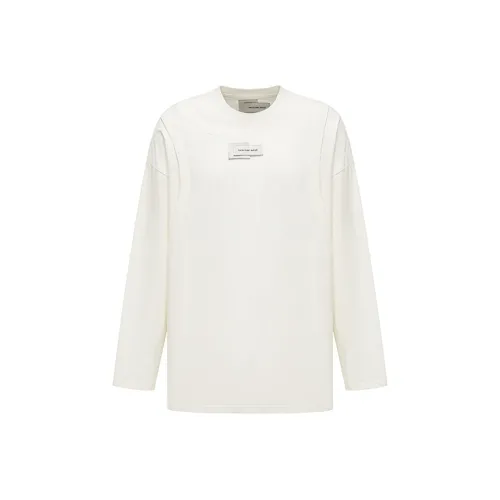 Hla Down Jackets Men T Shirt Unisex White