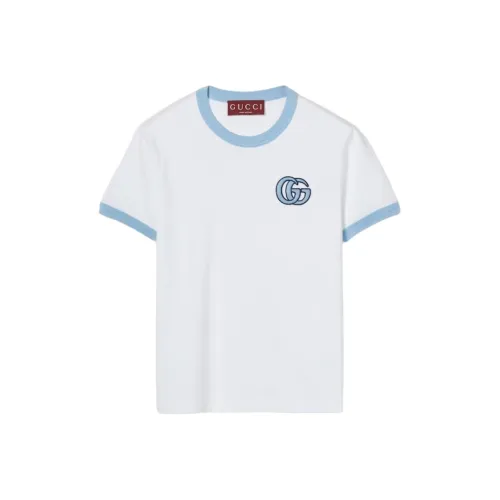 GUCCI Embroidered Jersey T Shirt