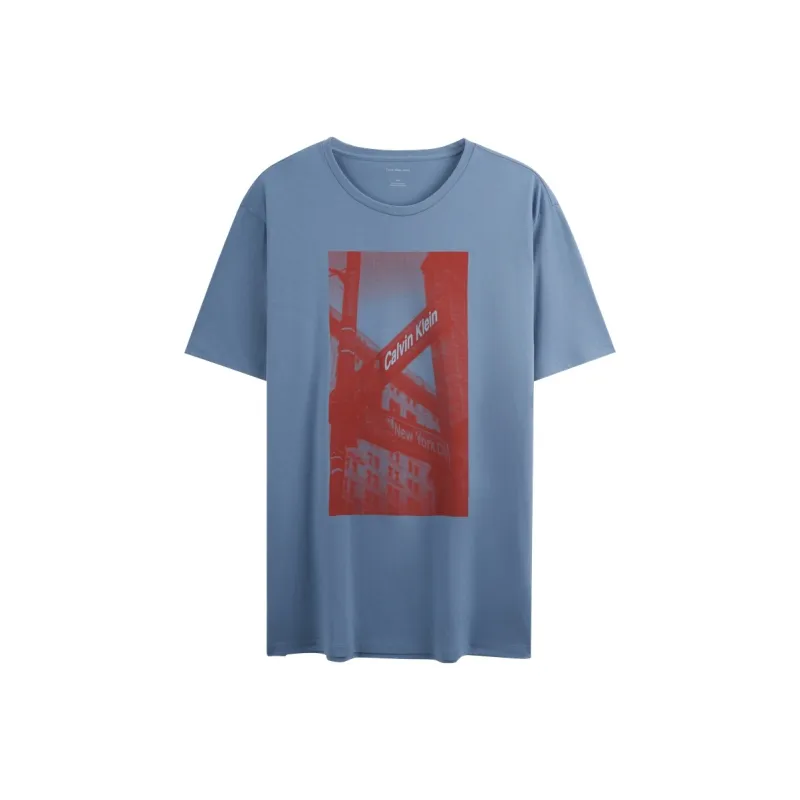CALVIN KLEIN T Shirt Men's Star Blue-0