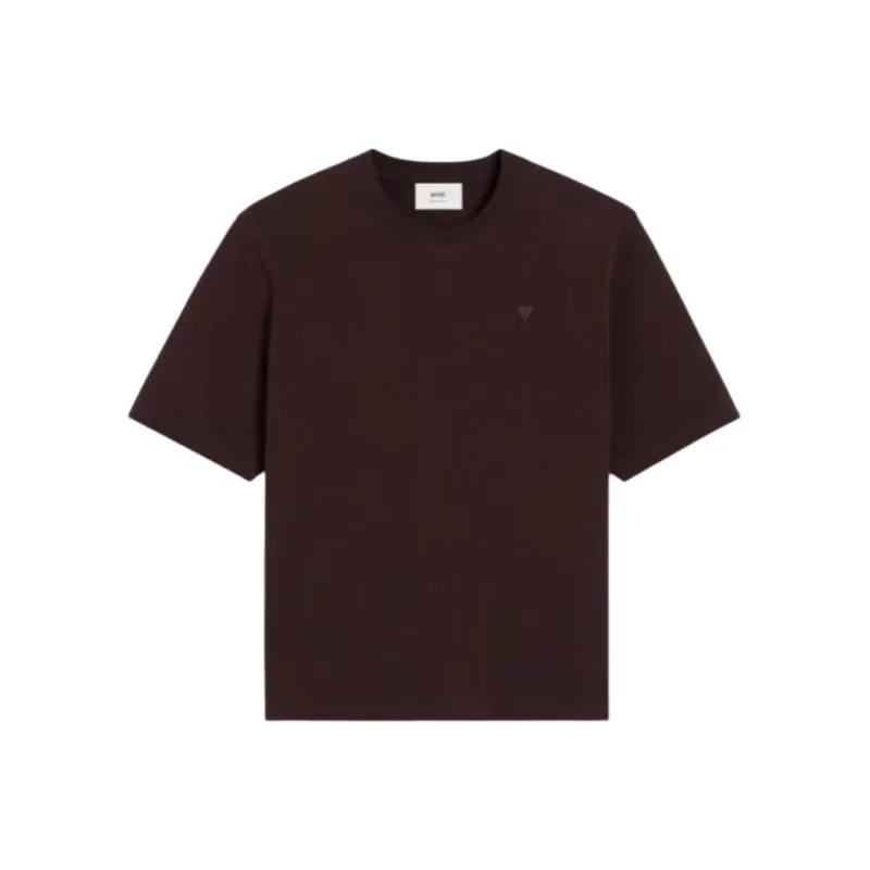 AMIPARIS Paris Ami De Coeur Crewneck T Shirt-0