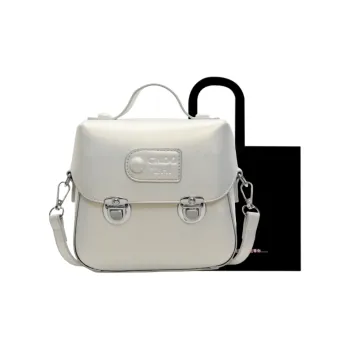 HACIN PU Crossbody Bag Handbag Shoulder Bag Regular Women's Ecru/Silver/Black/Yellow/Pink