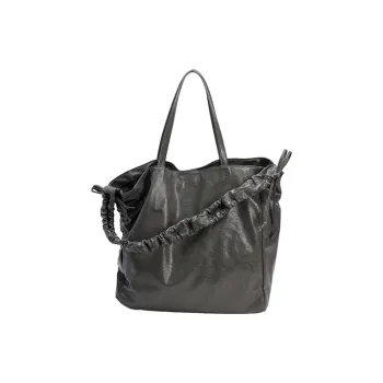 URBAN REVIVO Artificial Leather Shoulder Bag Large Size Women's Multicolor