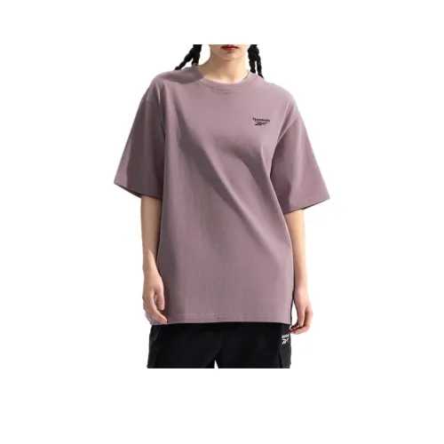 Reebok SS24 T Shirt Unisex Gray Purple