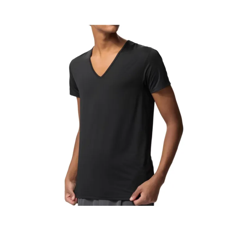 UNIQLO AIRism Mesh Series T Shirt Men's Black-0