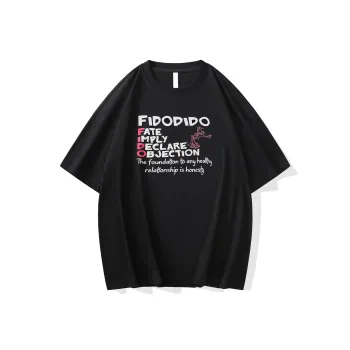 FIDO DIDO Short Sleeved T Shirts Unisex
