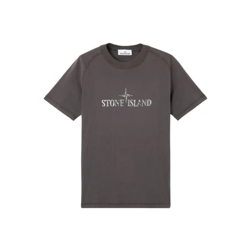 STONE ISLAND Logo Printed Crewneck T Shirt-0
