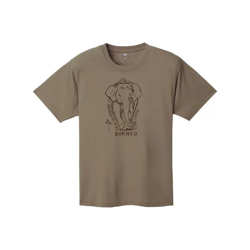 MONTBELL T Shirts Unisex Umber TN-0