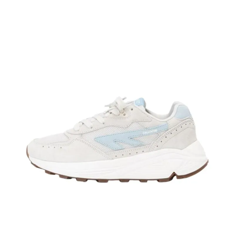 HI TEC Anti Slip Wear Resistant Low Top Casual Shoes Unisex White Blue-0