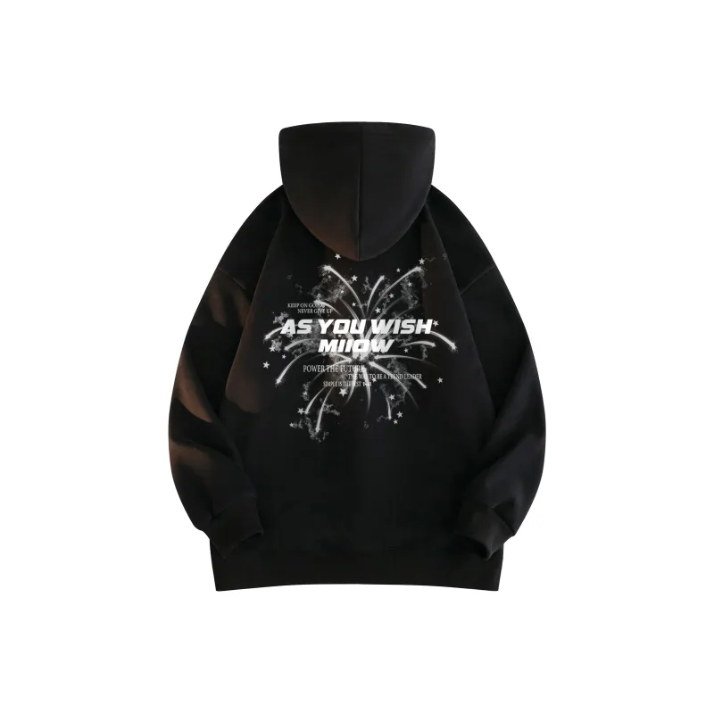 MIIOW Trend Party Series Sweatshirt Unisex Black-2