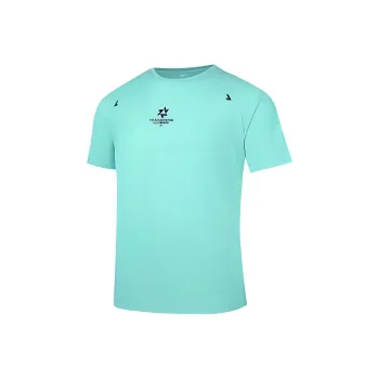 361° T Shirts Men Vivid Aqua Blue