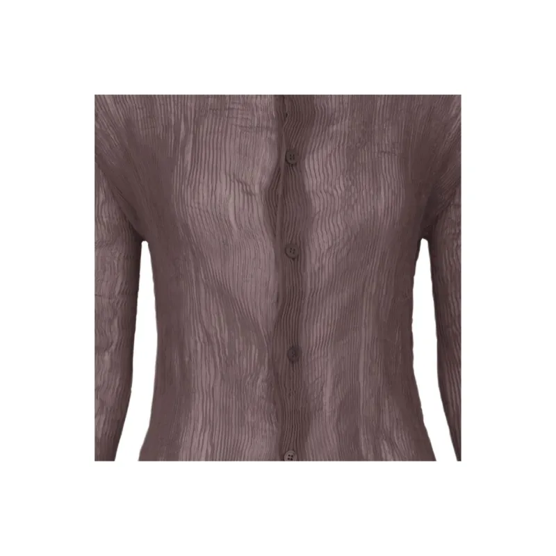 ISSEY MIYAKE SS25 Knitwear Women's Khaki-1