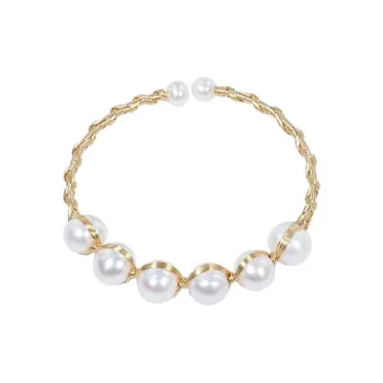 Ancient Jewelry Pearl Bangles Women's