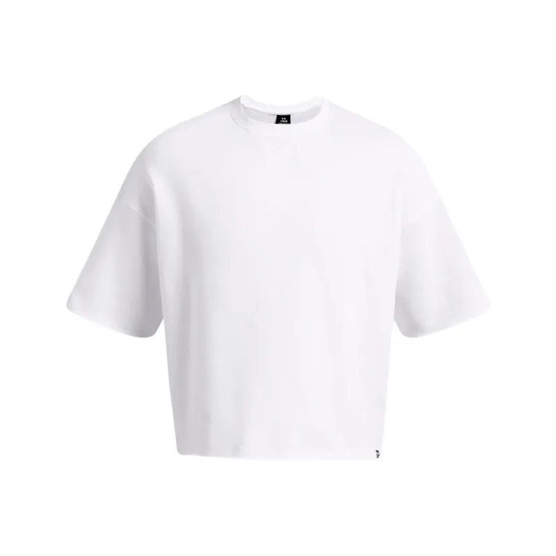 Under Armour Icon FW24 Fleece T Shirt Men's White-0
