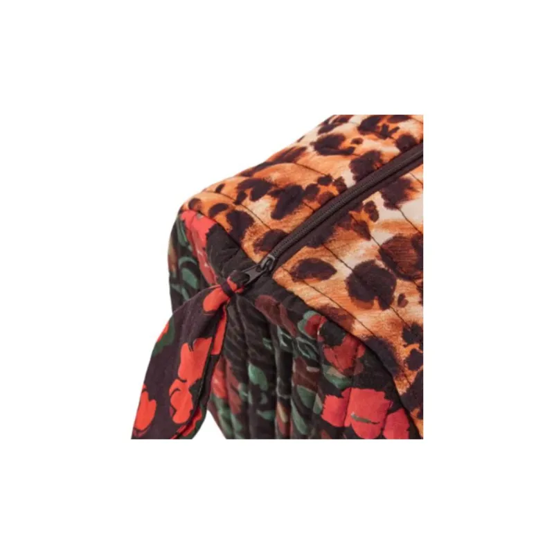ZARA Cotton Travel Bag Women's Red-2