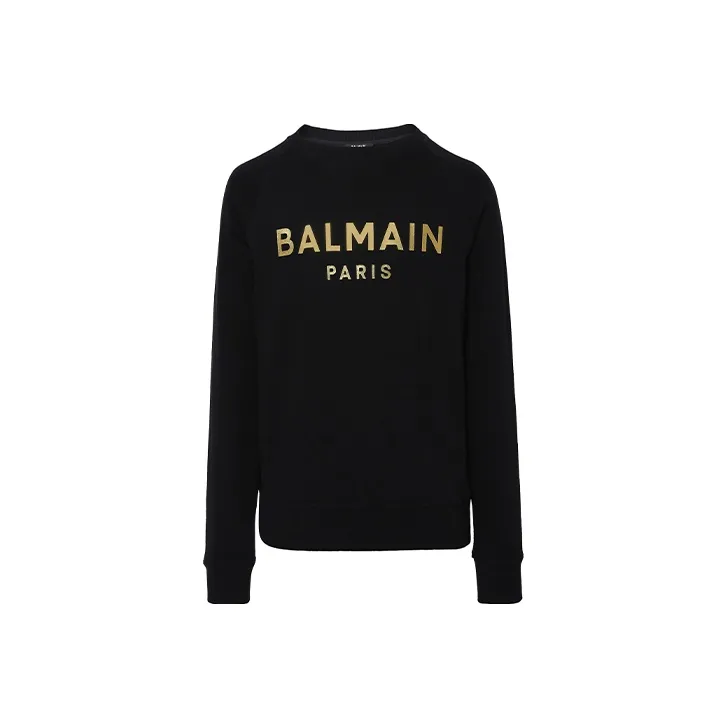 BALMAIN Sweatshirts Men Black-0