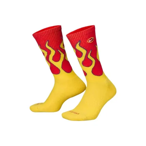 Nike Mid Calf Socks Unisex 1 Pack Yellow