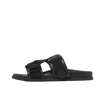 Moncler Slip Resistant Slide Slippers Men's Black