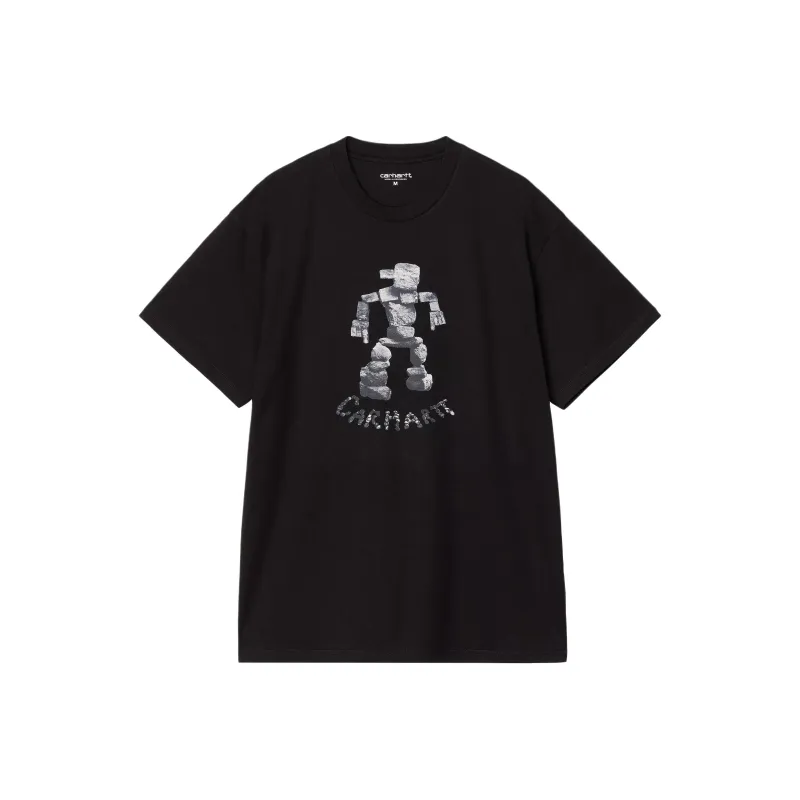 Carhartt WIP SS25 Cairn Man T Shirt T Shirt Men's Black-0
