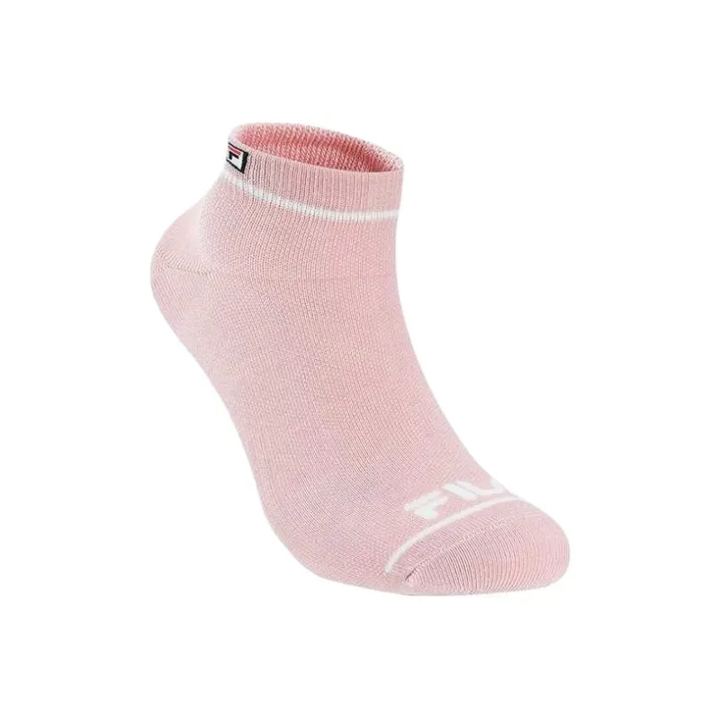 FILA Ankle Socks Women's 1 Pack White Stone Pink-1