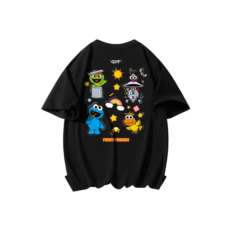 SESAME STREET Short Sleeved T Shirts Unisex-0