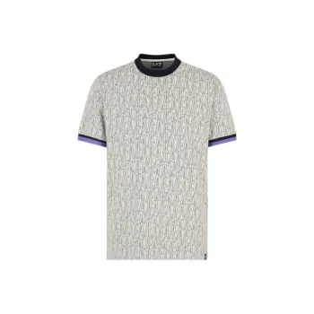 EMPORIO ARMANI EA7 SS25 T Shirt Men's Milk White